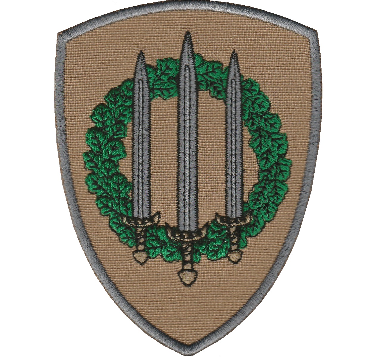 Sauszemes spēku Mehanizētās kājnieku brigādes 3. kājnieku bataljona uzšuves kopija