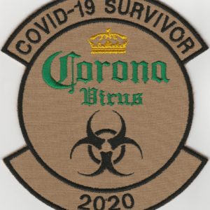 COVID-19 IZDZĪVOTĀJS uzšuve (ID994)