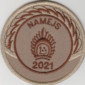 Alternatīvs NBS mācību NAMEJS 2021 uzšuve skats