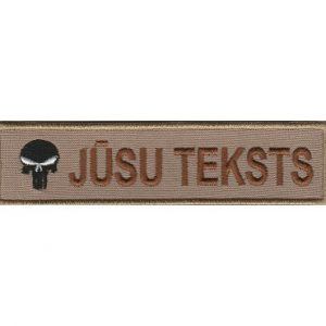 Uzvārda uzšuves ar Punisher avatāru