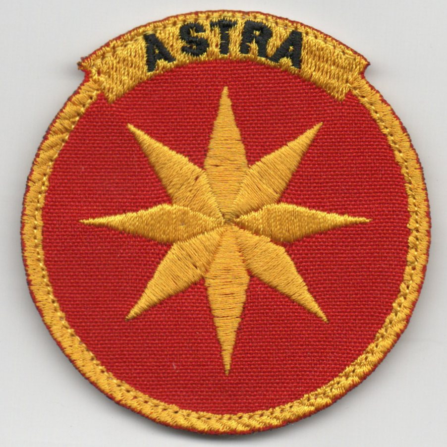 JS kuģa ASTRA emblēmas uzšuve