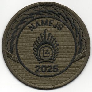 NBS mācību NAMEJS 2025 uzšuve (ID8980)