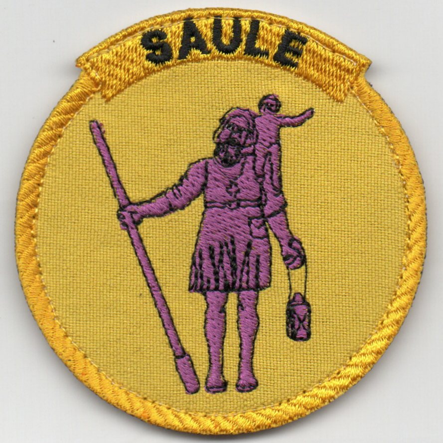 JS kuģa SAULE emblēmas uzšuve