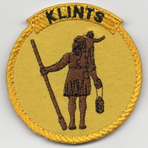 JS kuģa KLINTS emblēmas uzšuve