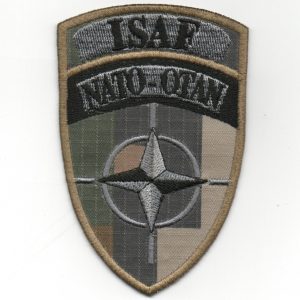 ISAF. Afganistāna. Latvijas NATO spēku uzšuves kopija (ID167)