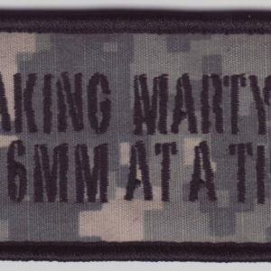 Motivācijas uzšuve MAKING MARTYRS (ID298)