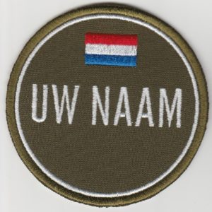 Alternatīvs Personalizēta vārda uzšuve ar karogu (ID842) skats