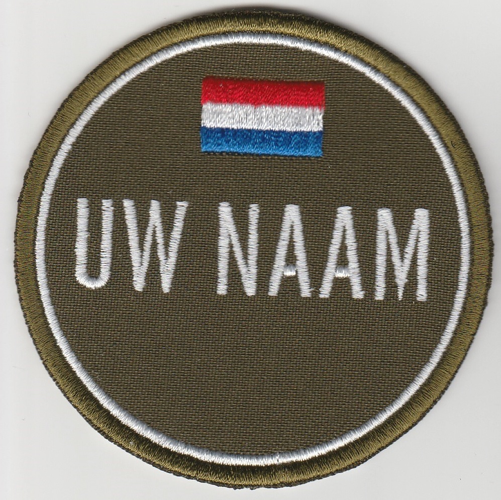 Personalizēta vārda uzšuve ar karogu (ID842) — attēls 2