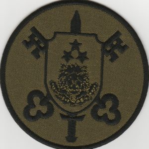 Zemessardzes Studentu bataljona kaujas formastērpa uzšuves kopija (ID149)