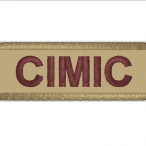 Civil-militārās sadarbības (CIMIC) speciālista uzšuve (ID1214)