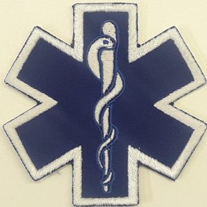 Zilā krusta uzšuve (ID3027)