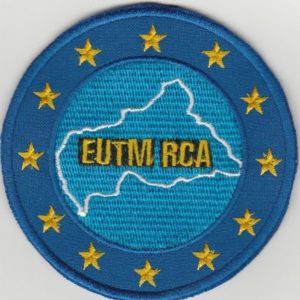 Eiropas Apmācību misijas Centrālāfrikas republikā (CAR) uzšuve (ID398)